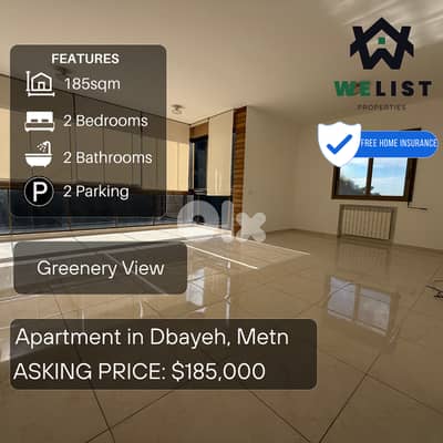 Apartment for Sale in Dbayeh, Metn شقة للبيع في منطقة ضبية