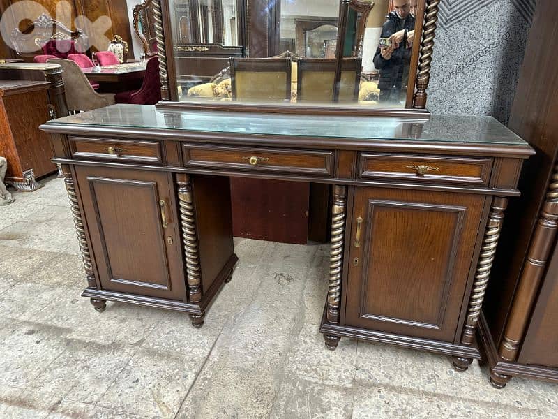 اوضة نوم ملكية خشب زان ولاتي كلا ملبسة قشر زان 5