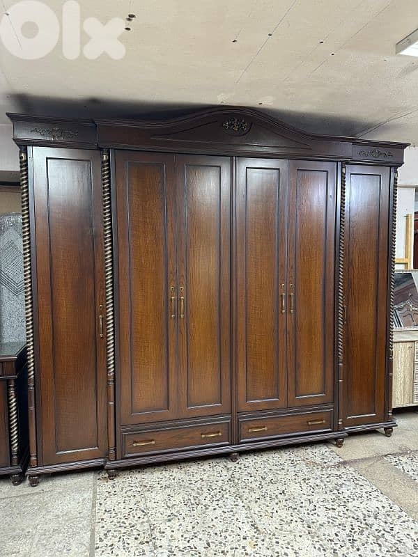 اوضة نوم ملكية خشب زان ولاتي كلا ملبسة قشر زان 6