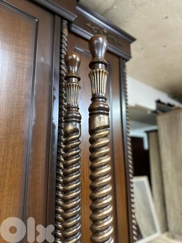 اوضة نوم ملكية خشب زان ولاتي كلا ملبسة قشر زان 10