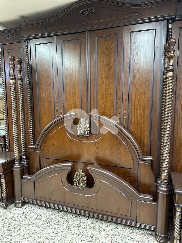 اوضة نوم ملكية خشب زان ولاتي كلا ملبسة قشر زان 12