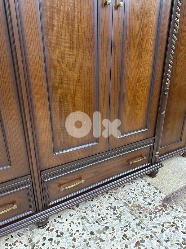 اوضة نوم ملكية خشب زان ولاتي كلا ملبسة قشر زان 18