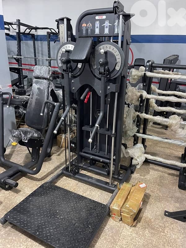 Standing lateral raise and chest clip machine new 4