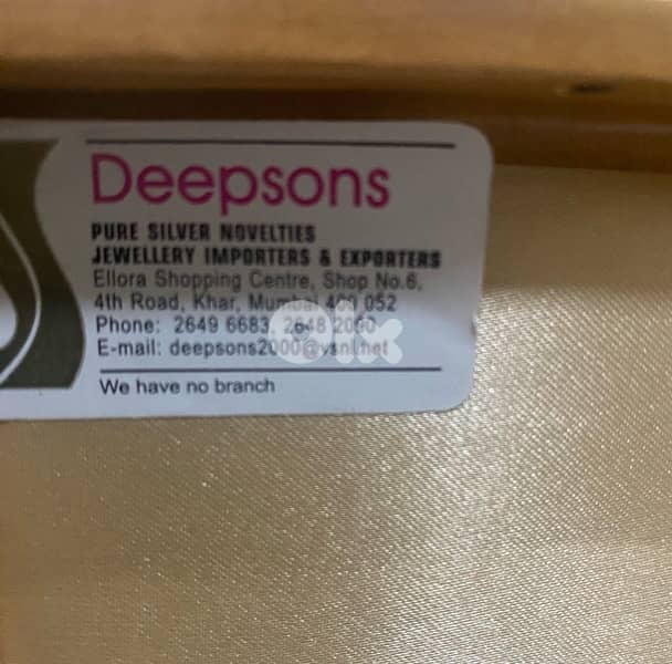 Pure silver card holder 2