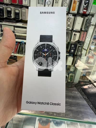 galaxi watch 8  classic 46mm black new sealed