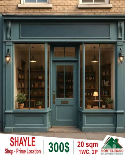 Prime Location 20 sqm Shop For Rent in Shayle