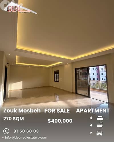 Apartment for sale in Zouk Mosbeh شقة للبيع في زوق مصبح