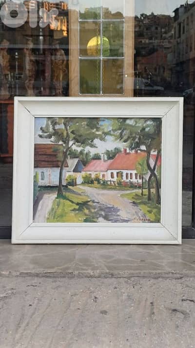 لوحة لوحة زيتي اوروبية