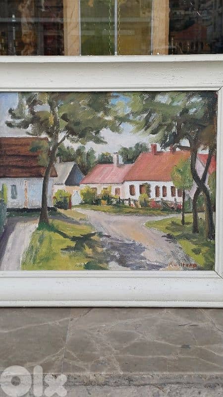 لوحة لوحة زيتي اوروبية 2