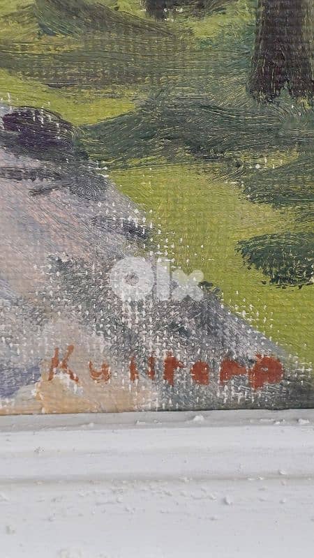 لوحة لوحة زيتي اوروبية 7