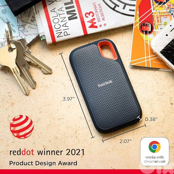 SandDisk Portable SSD 2TB SDSSDE61-2T00 1