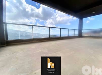 Apartment for sale in Jeita Open Sea View 230m2 Brand New/جعيتا