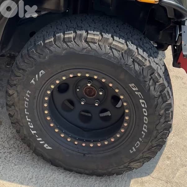 33inch dwelib w jnouta ( tyres and rims) 1