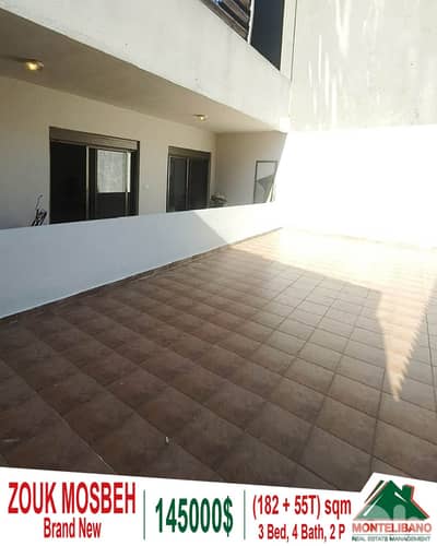 182 sqm Apartment For Sale in Zouk Mosbeh (زوق مصبح) + 55 sqm Terrace