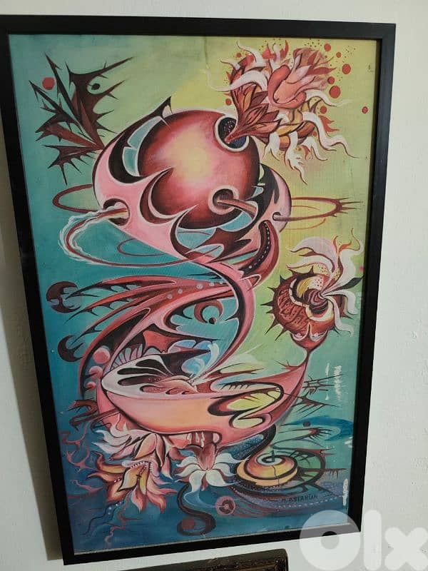 famous artist mkrtich aslanian,true wonderful piece of art 3