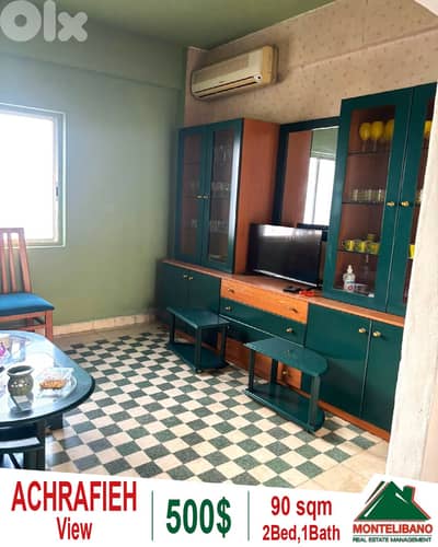 90 sqm Apartment For Rent in Achrafieh (أشرفية)