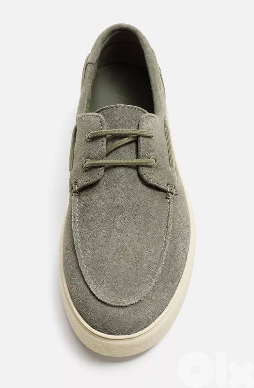 Zara Casual Leather Deck Shoes size 47 1