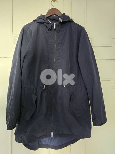 Hooded coat size M