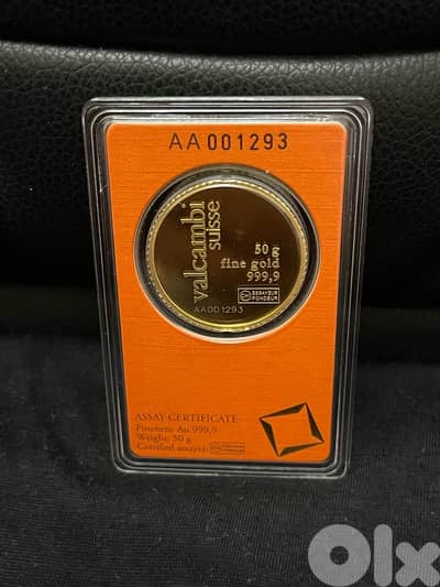 Gold Valcambi Suisse 50 Gr Special Edition