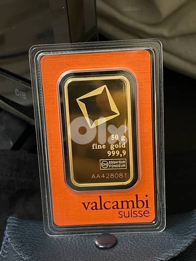 Gold Valcambi Suisse Ounse 50 Gr