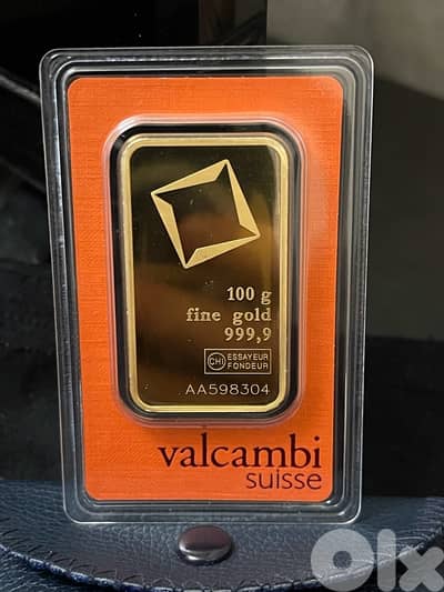 Gold Valcambi Suisse Ounse 100 Gr