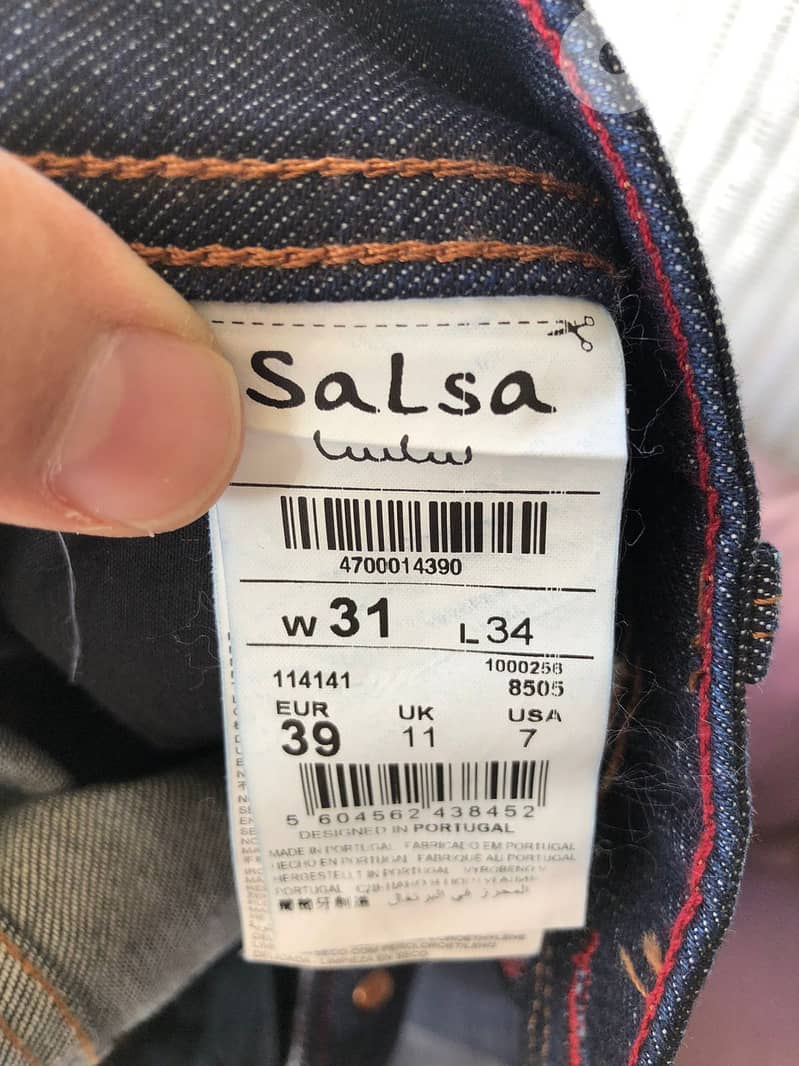 Salsa Jeans Tapered Lima Rinse Wash W31 L34 12