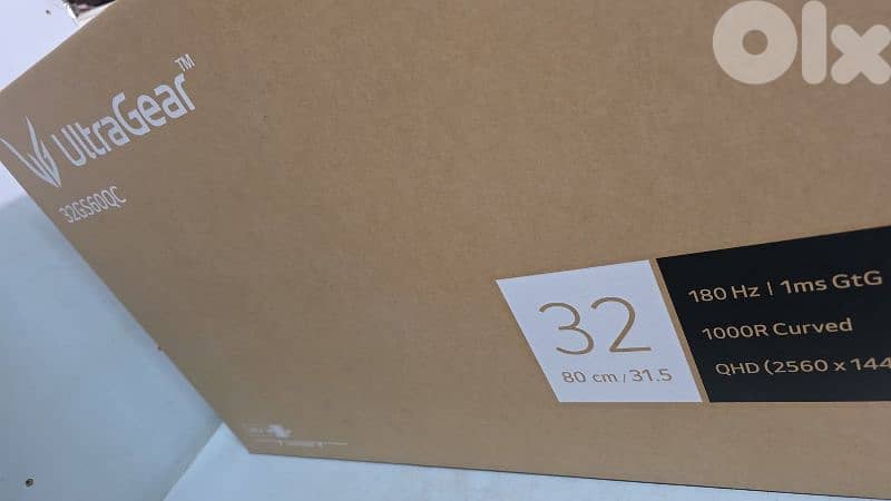 LG MONITOR 31.5" 2k 180HZ CURVED  3 YEARS WARRANTY 2
