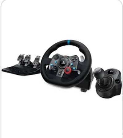 Steering wheel Logitech with geer and padels