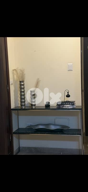 Console Table, Lamps,crystal chandelier, Sofa & Chandelier for Sale