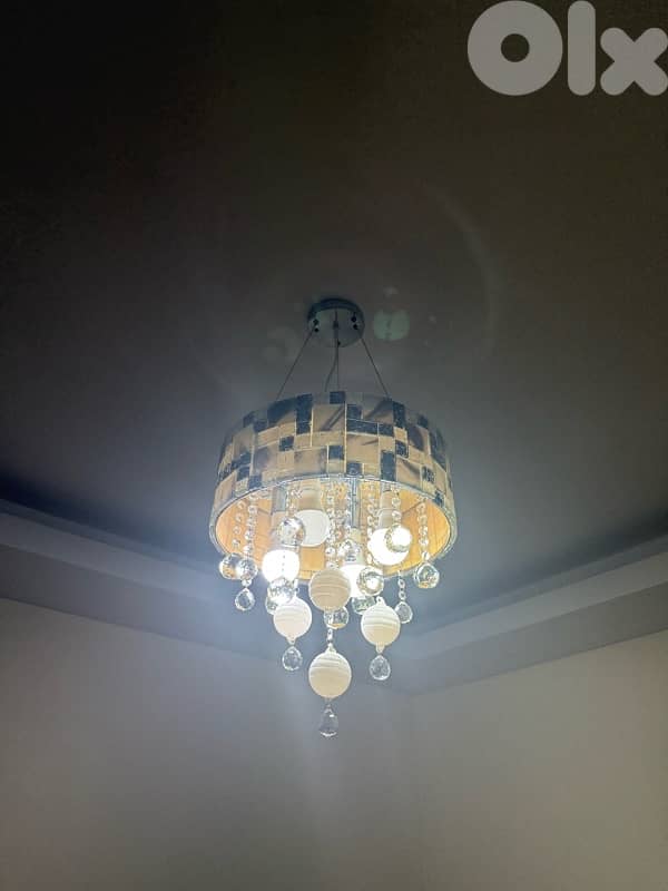 Console Table, Lamps,crystal chandelier, Sofa & Chandelier for Sale 5