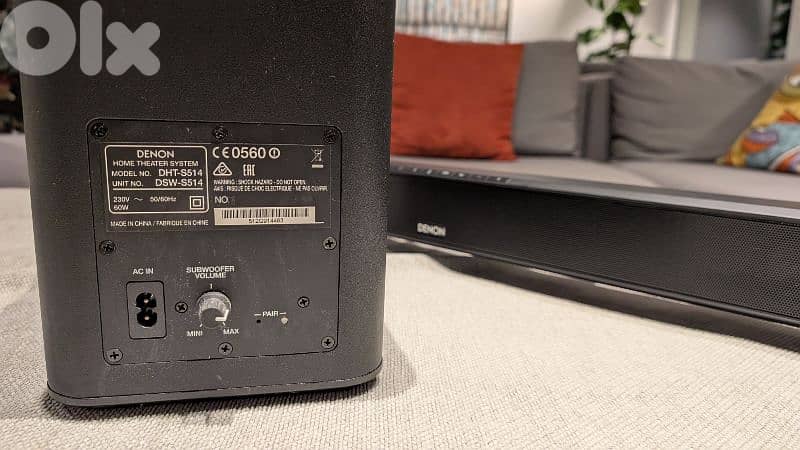 Denon Home Theater DHT-S514 (original price $1,100) 4