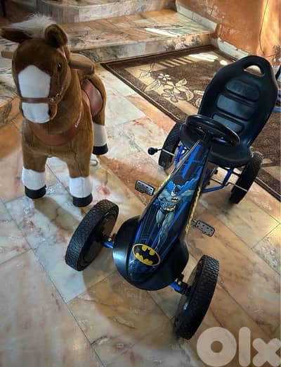 Batman GoKart and Hors RideOn Bundle