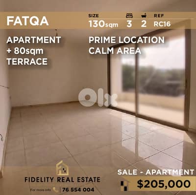 Apartment for sale in Fatqa RC16 شقة  للبيع في فتقا