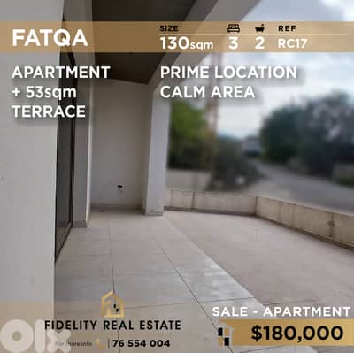 Apartment for sale in Fatqa RC17 شقة  للبيع في فتقا