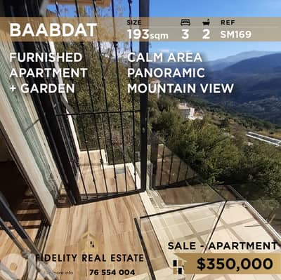 Apartment for sale in Baabdat SM169 شقة مفروشة للبيع في بعبدات