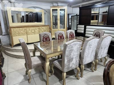 غرفة سفره خشب طبيعي مسيف وزان