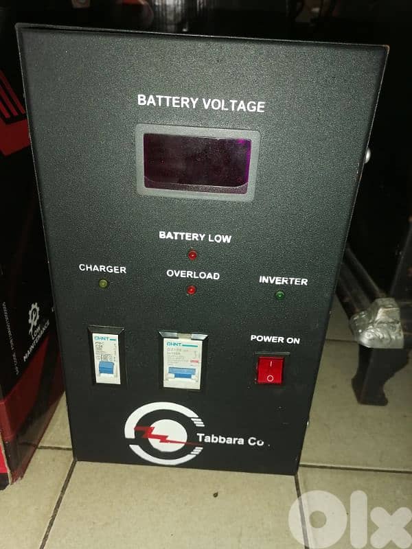 Aps&ups 1000va + بطارية ٢٣٠ امبير 1