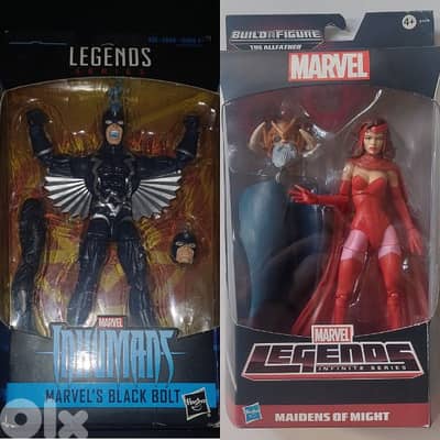 Marvel Legends Blackbolt and Scarlet Witch