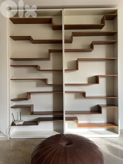 Solid wood Bookshelf Library from Ardeco