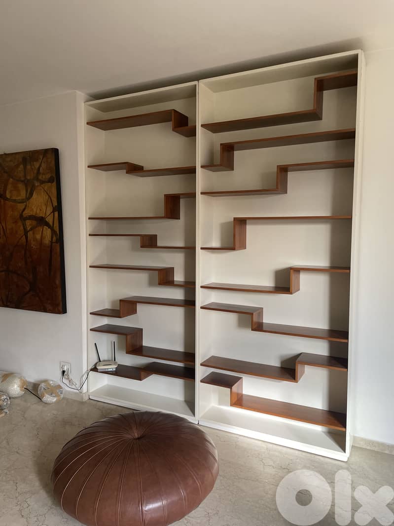 Solid wood Bookshelf Library from Ardeco 1