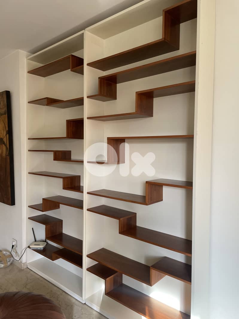 Solid wood Bookshelf Library from Ardeco 2