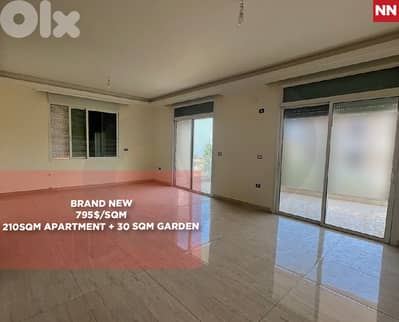 Under Market Price Brand New, garden, Aley Town/عاليه  REF#NN130683