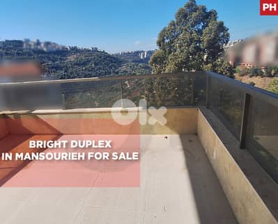 Spacious Duplex with Open Views,Calm & Bright ,mansourieh REF#PH130690