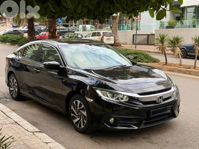 Honda Civic 2017 مصدر شركه لبنان (tewtel) super clean meshye 86000km
