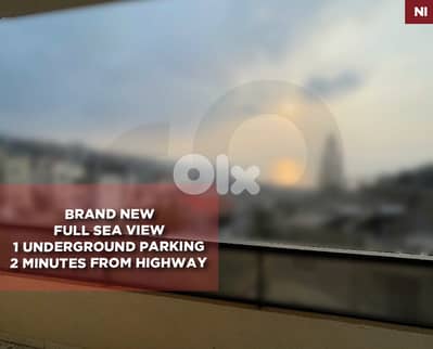 Brand New- sea view -1 Underground Parking-Nahr Ibrahim REF#NI130697