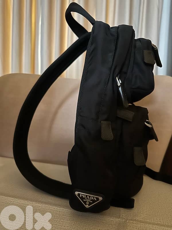 Prada Tessuto Padded Backpack Size Small. 1