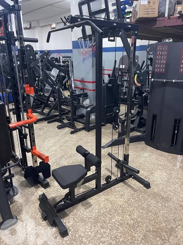 Lat / row machine plate loaded new 3