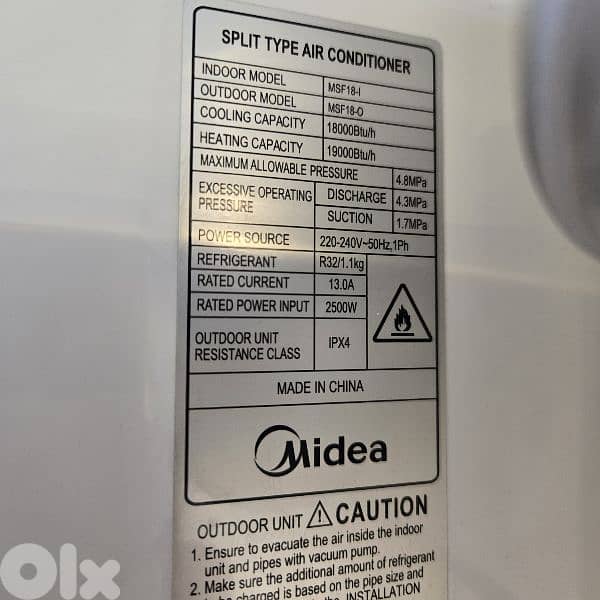 Midea like new 2