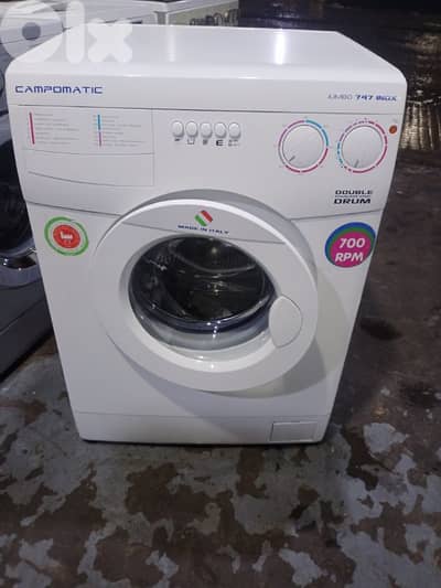 غسالا كامبو متك ايطاليه 7 كيلو تحكم مكنيك