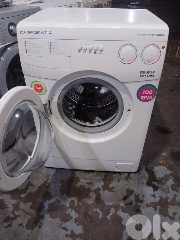 غسالا كامبو متك ايطاليه 7 كيلو تحكم مكنيك 1